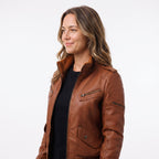 Bella Brown Vintage Leather Jacket - Timber AND Hide