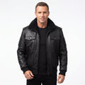 Black Jacket - Black Real Leather Jacket - Timber AND Hide
