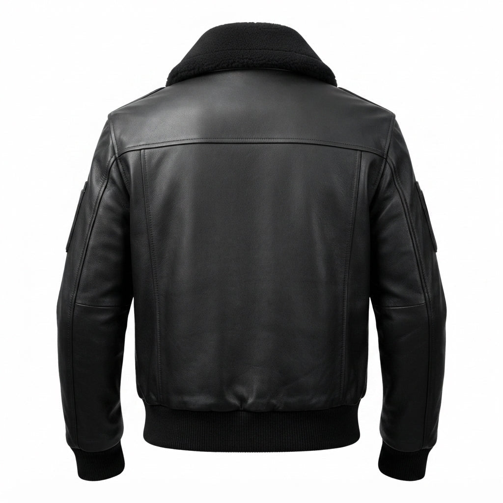 Black Jacket - Black Real Leather Jacket - Timber AND Hide