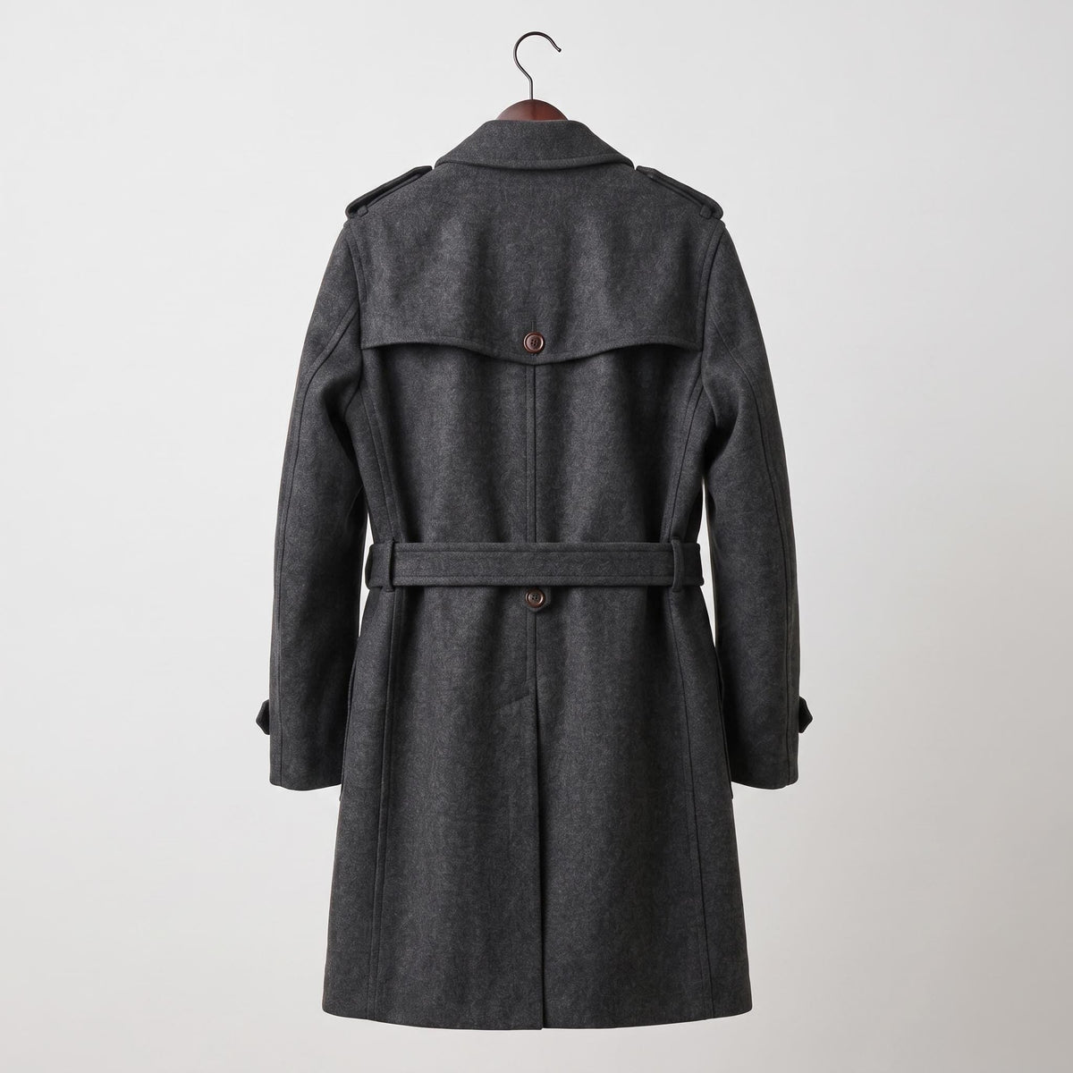 Buy Sherlock Holmes Wool Trench Coat | Men's Double Breasted Victorian Overcoat - Timber AND Hide