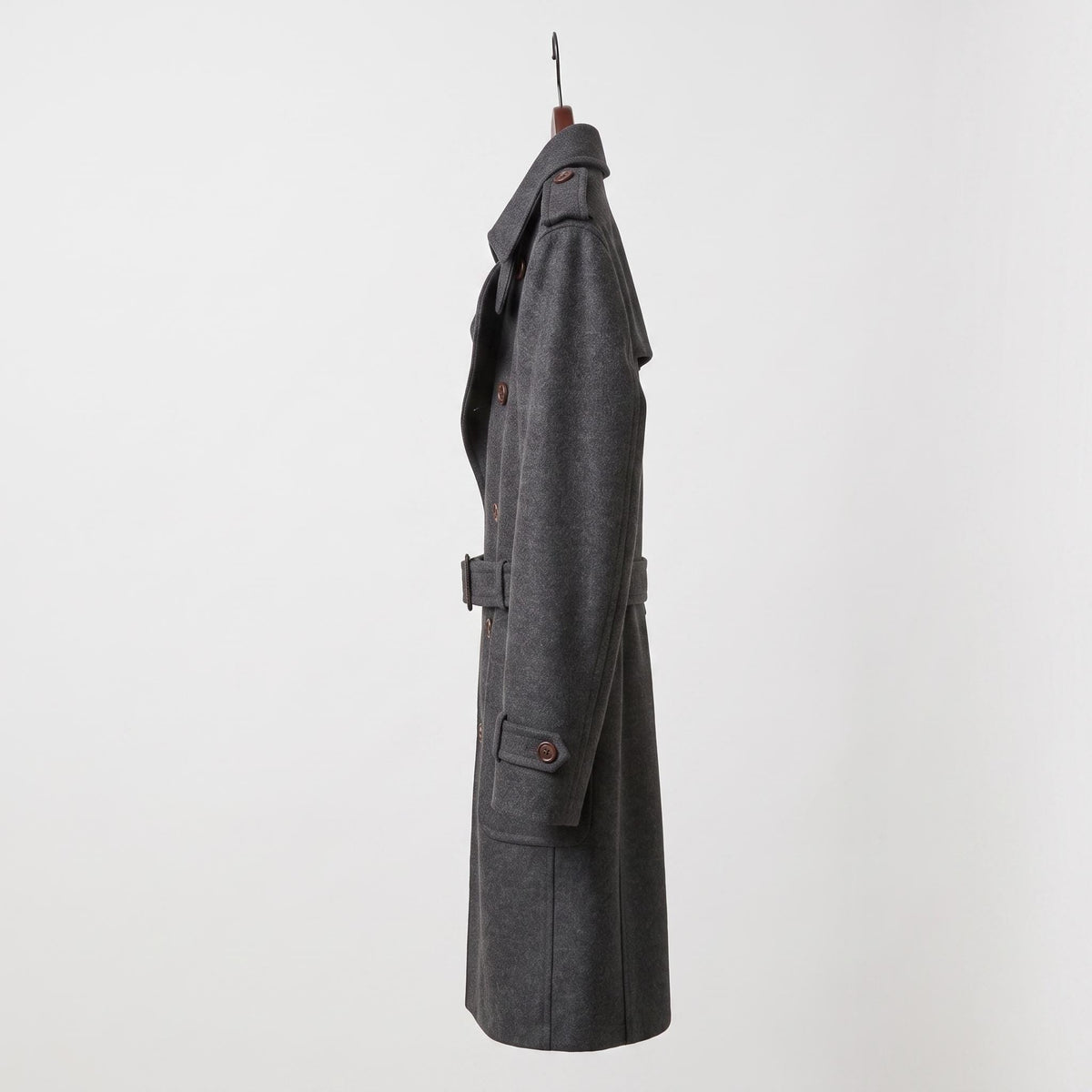 Buy Sherlock Holmes Wool Trench Coat | Men's Double Breasted Victorian Overcoat - Timber AND Hide
