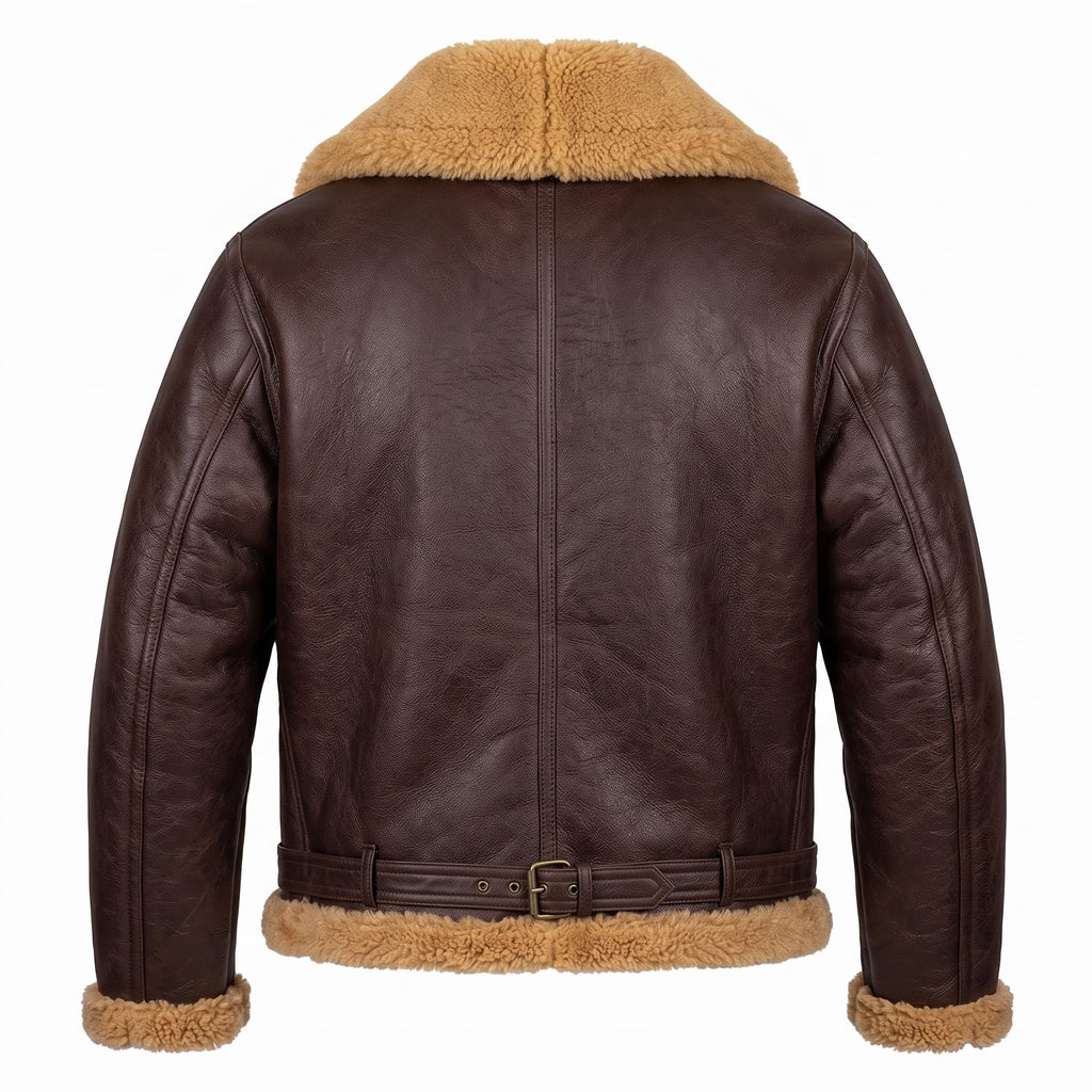 Timber&Hide Classic RAF Aviator Sheepskin Leather Dean Winchester Jacket