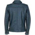 Vintage Leather Bomber Jacket