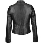 Stylish White Biker Jacket for Women