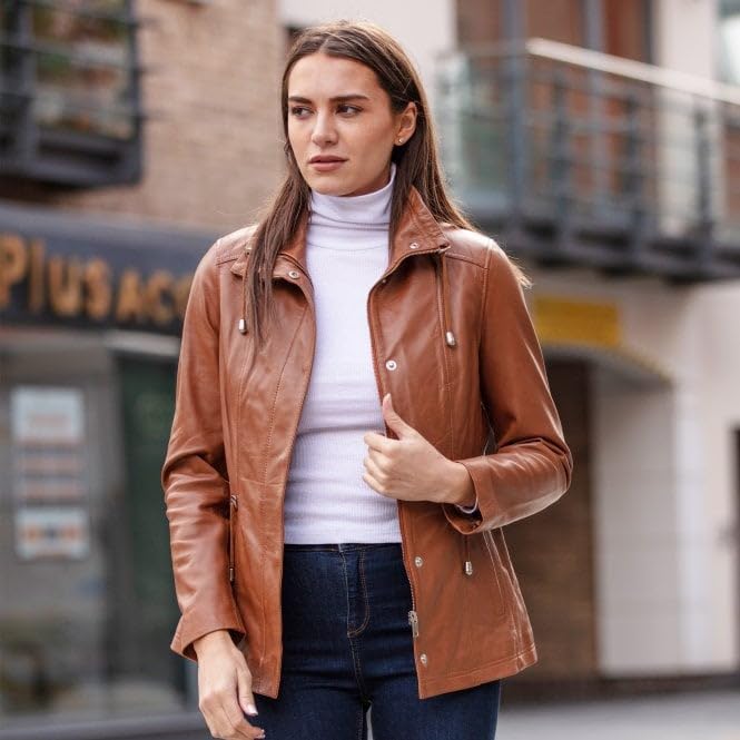 Women's Casual Leather Jacket