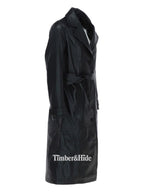 Women's Leather Trench Coat