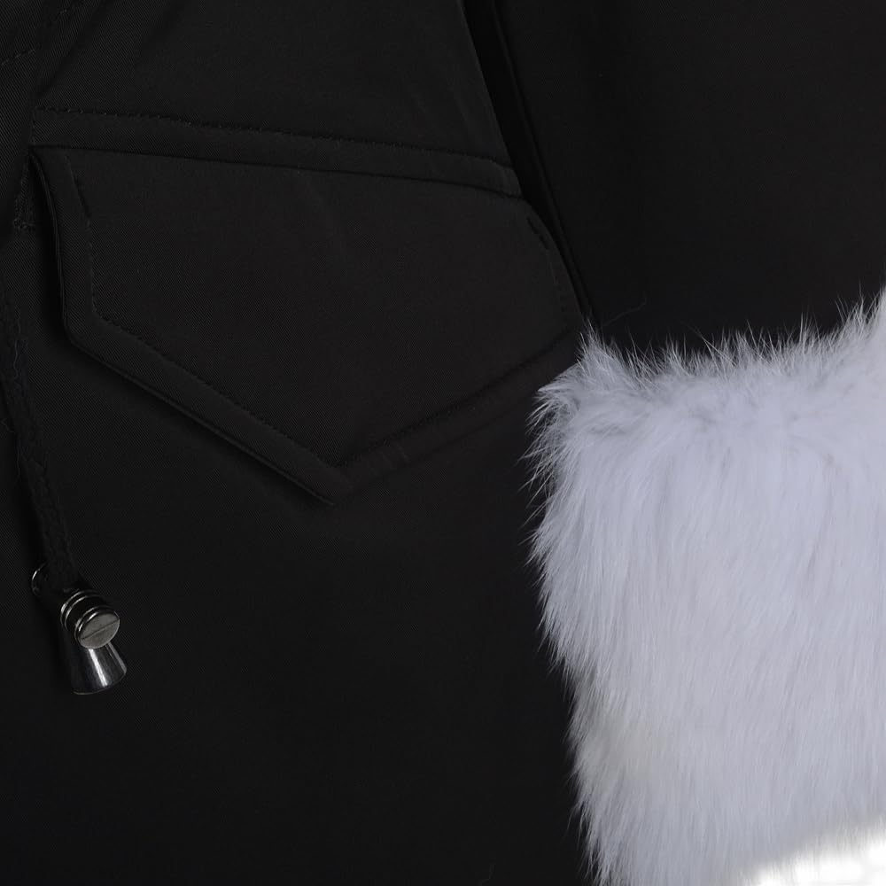 Hooded Toscana Tipped Fur Parka