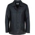 Classic Men's Dark Brown Leather Jacket: AWM-VOYAGER - Timber AND Hide
