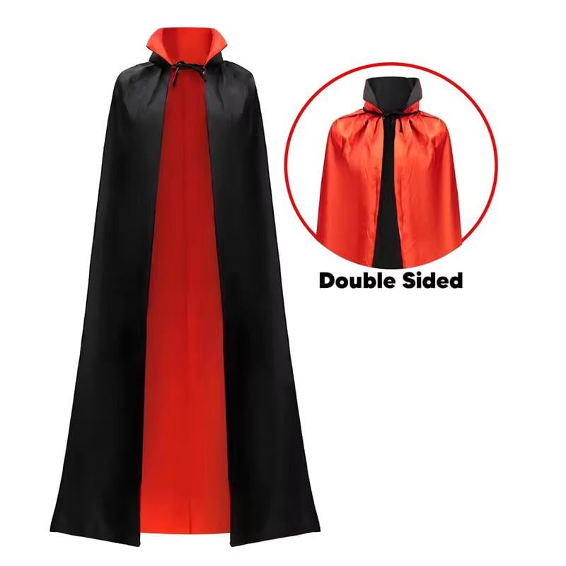 Hooded Halloween Cosplay Costume | Dracula Cloak | Gothic Vampire Costume Cape
