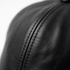 Black Sheep Leather Baseball Cap, Handmade Timeless Style Hat