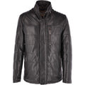 Vintage Dark Brown Leather Jacket