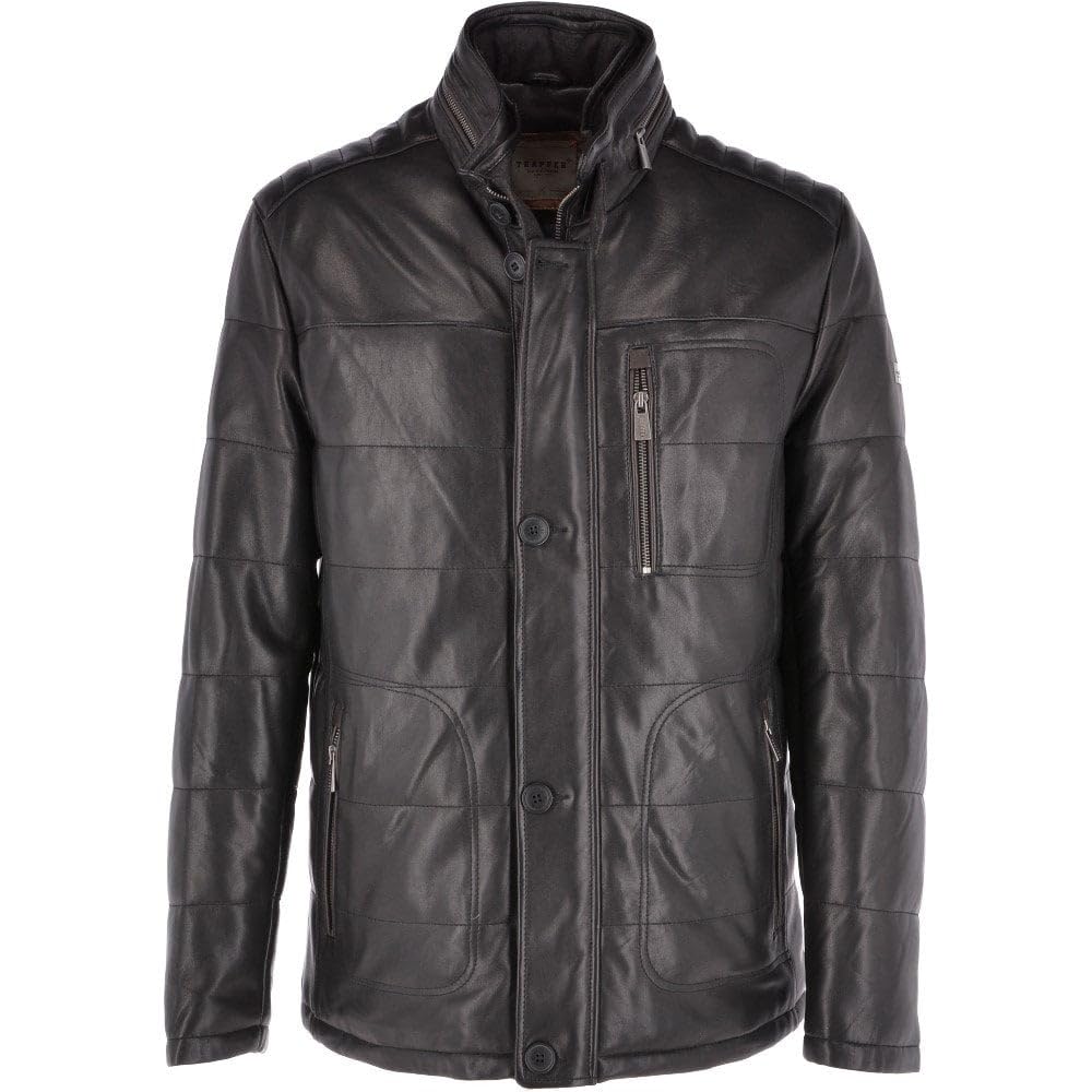 Vintage Dark Brown Leather Jacket