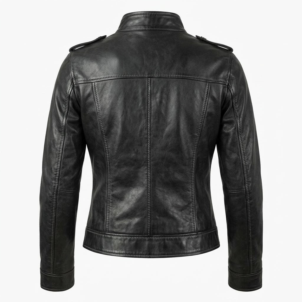 Daisy Leather Black Jacket – Women’s Leather Jacket - Timber AND Hide
