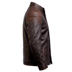 Daniel Brown Distressed Leather Jacket - Timber AND Hide