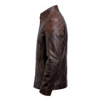 Daniel Brown Distressed Leather Jacket - Timber AND Hide