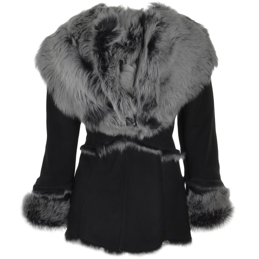 Celestial Blue Shearling Coat|Timber&Hde