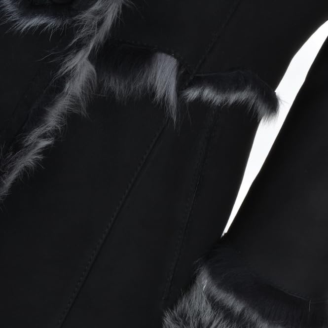 Celestial Blue Shearling Coat|Timber&Hde