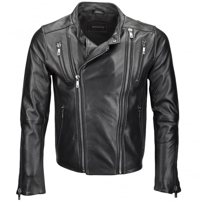 Ivory Vegetable Tanned Biker Jacket White