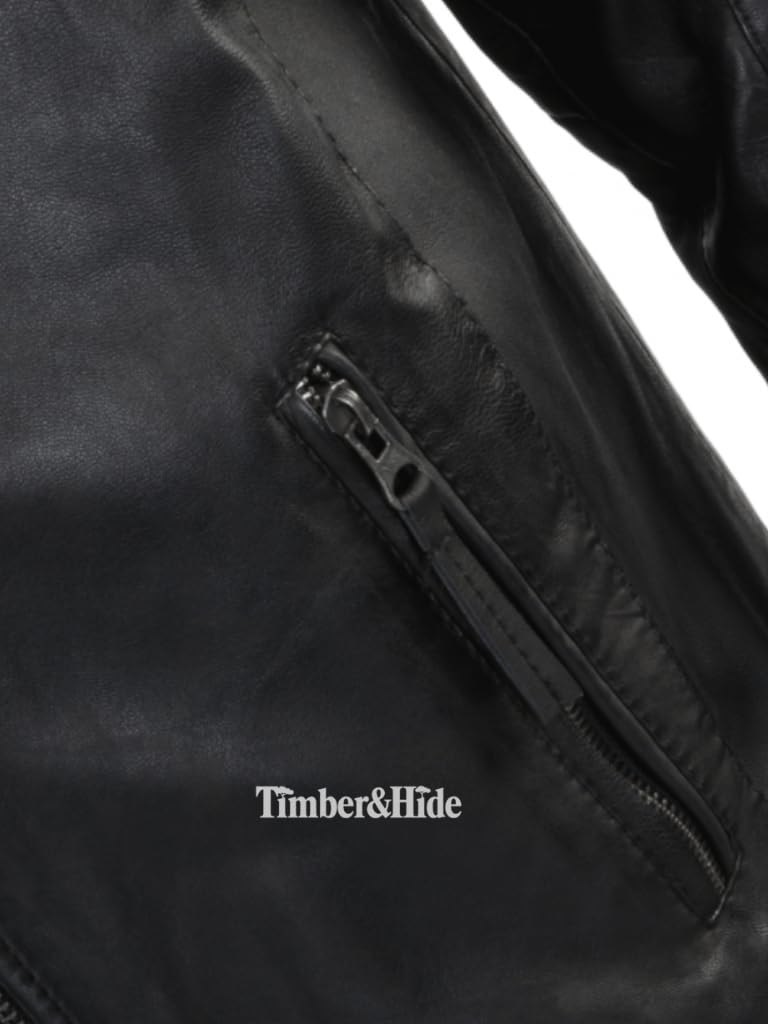 Leather Club Jacket Black