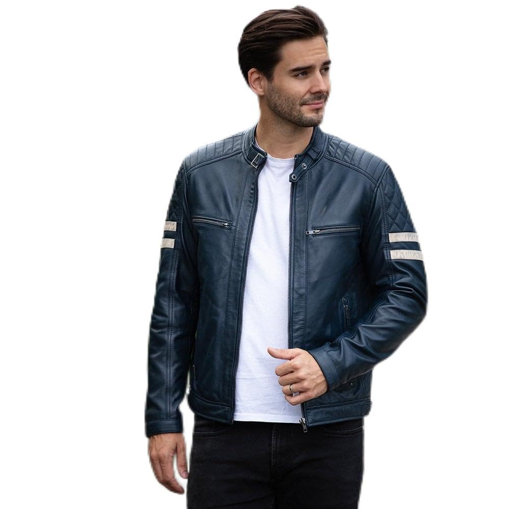Vintage Leather Biker Jacket