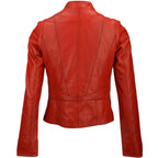 Stylish White Biker Jacket for Women