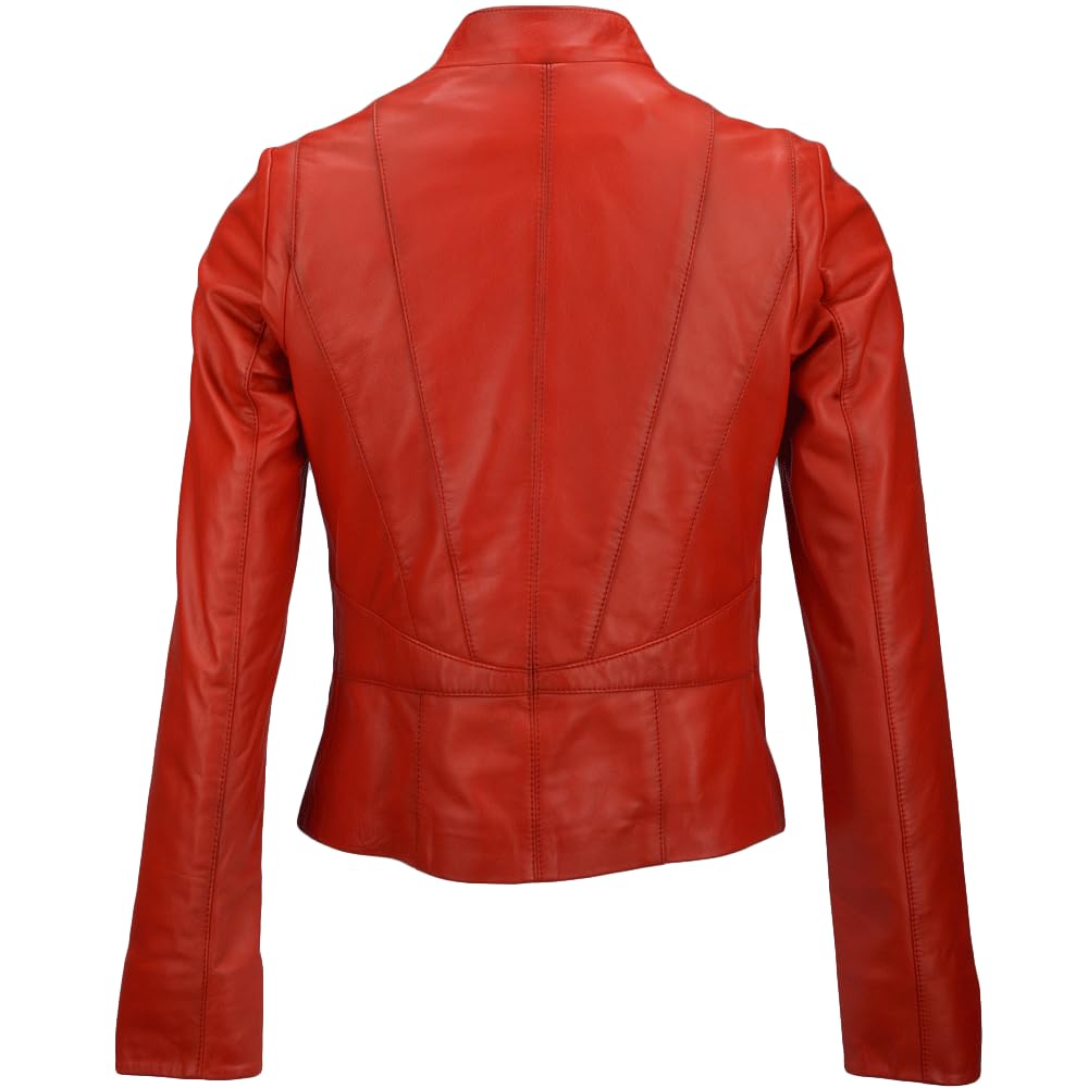 Stylish White Biker Jacket for Women