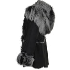 Celestial Blue Shearling Coat|Timber&Hde