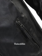 Leather Club Jacket Black