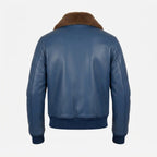 Flight Bomber Leather Jacket – Men Bomber Leather Jacket - Timber AND Hide