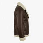 Hudson Leather Brown Jacket - Men Leather Jacket Brown - Timber AND Hide