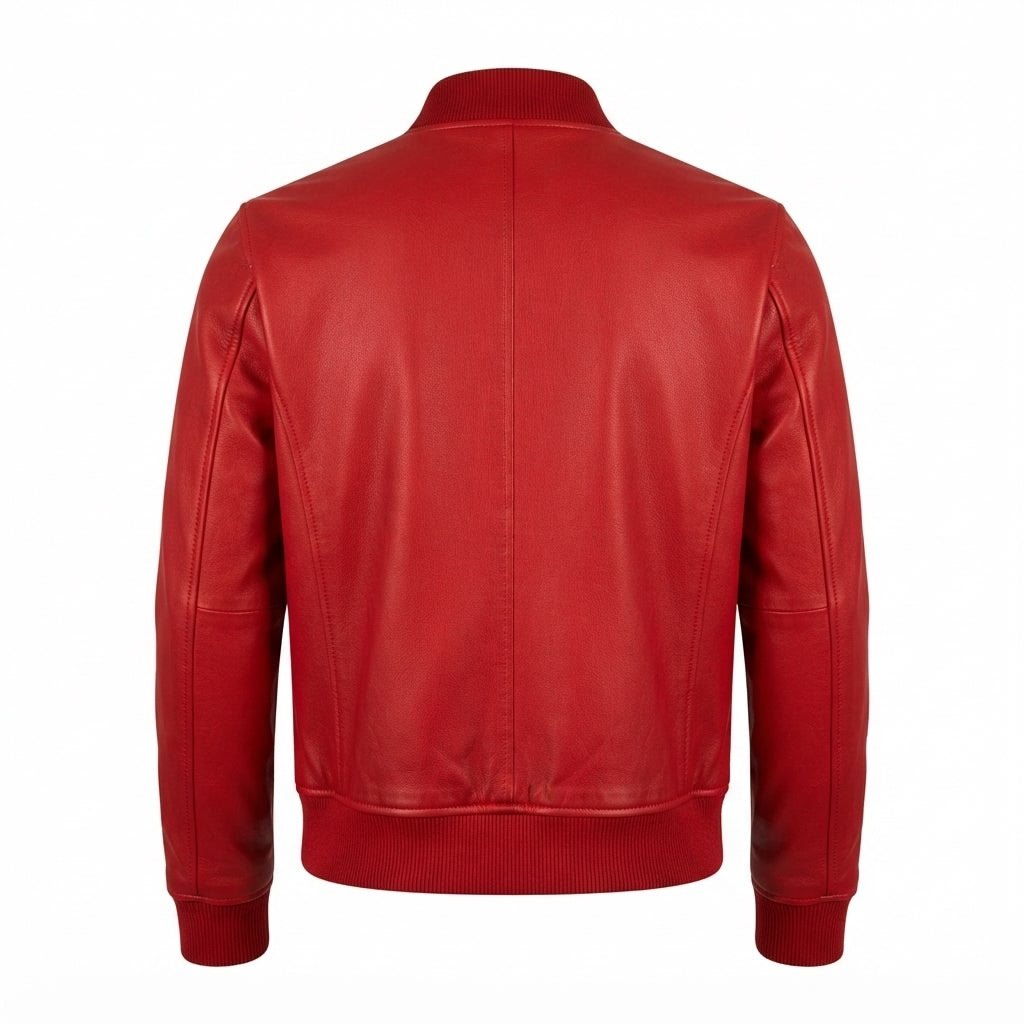 Isla Leather Red Jacket – Women Leather Jacket Red - Timber AND Hide