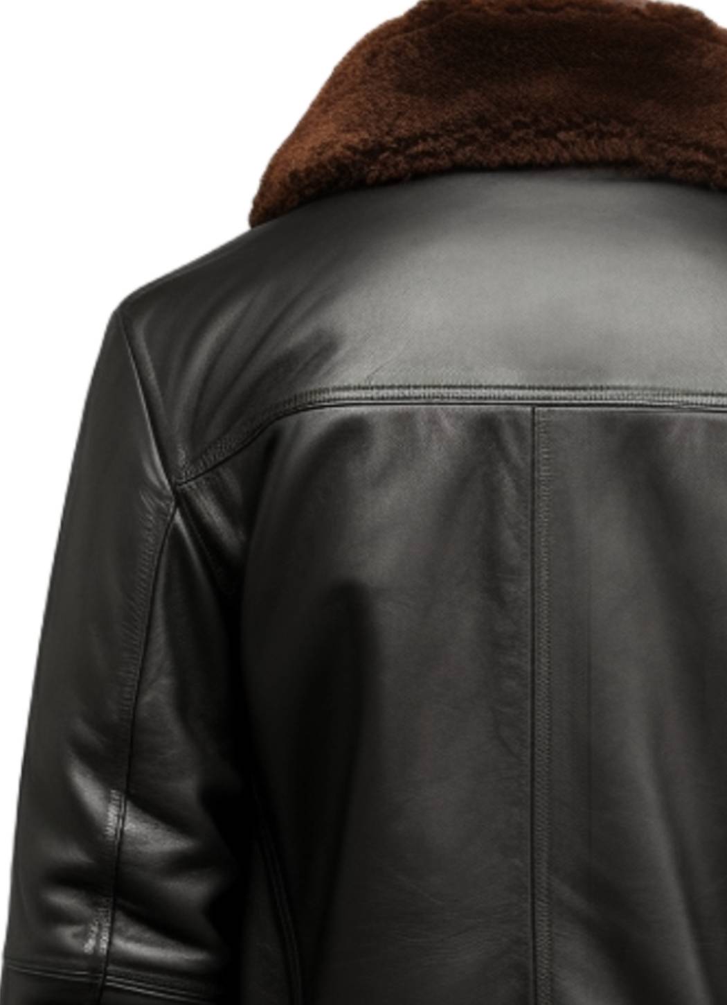 Men Black G1 Aviator Real Leather Jacket - Timber AND Hide