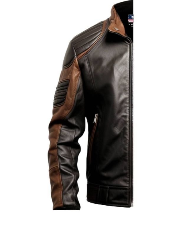 Men Black Leather Jacket - Leather Brown Jacket - Timber AND Hide