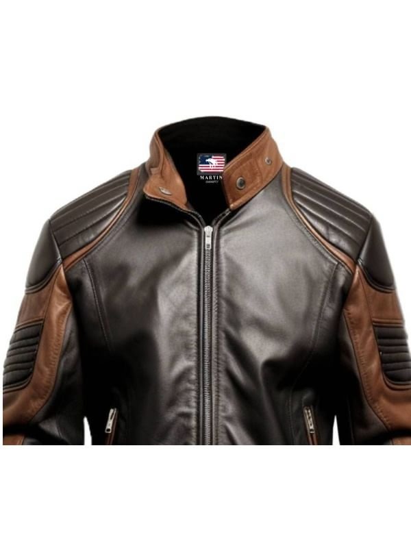 Men Black Leather Jacket - Leather Brown Jacket - Timber AND Hide