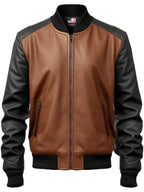 Men Black Leather Jacket - Leather Brown Jacket - Timber AND Hide