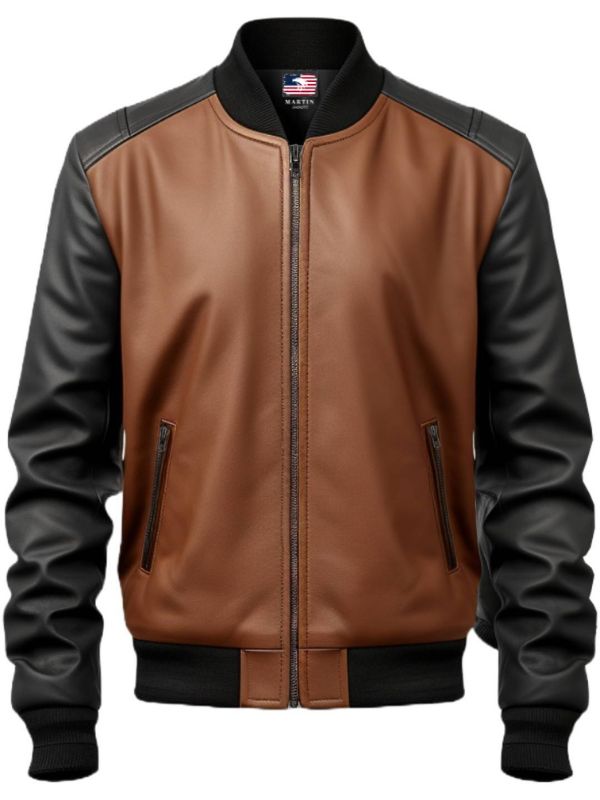 Men Black Leather Jacket - Leather Brown Jacket - Timber AND Hide
