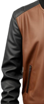 Men Black Leather Jacket - Leather Brown Jacket - Timber AND Hide