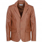 Men's Leather Blazer Notch Collar - Timber AND Hide