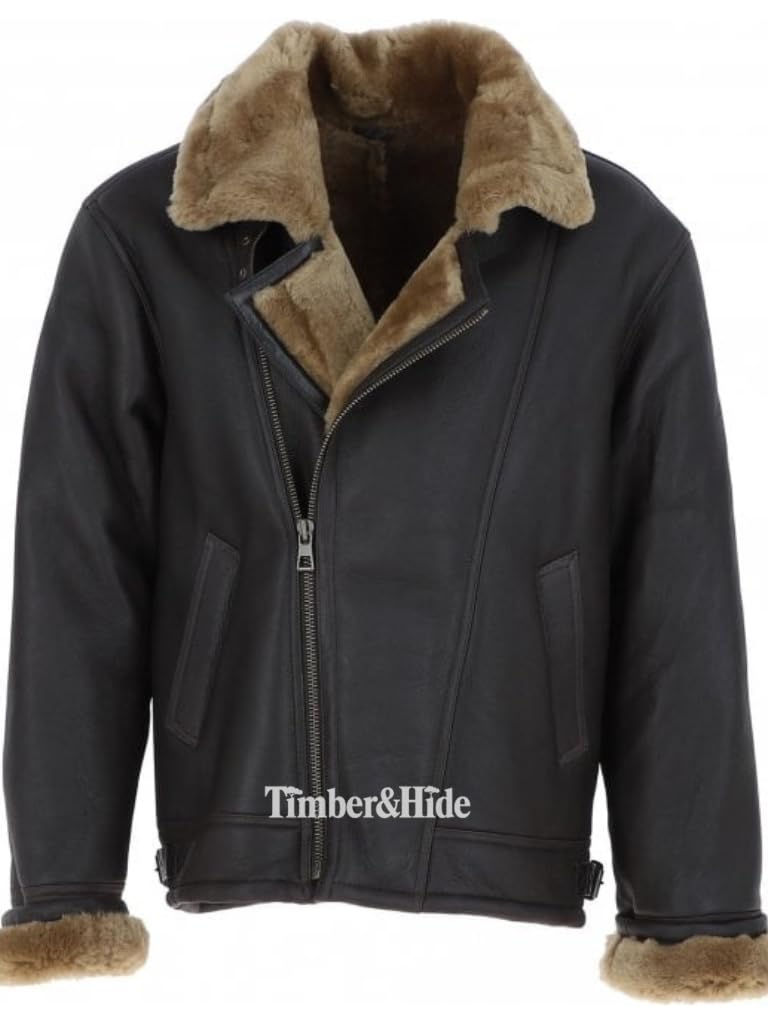 Sheepskin Bomber Jacket - Timber AND Hide