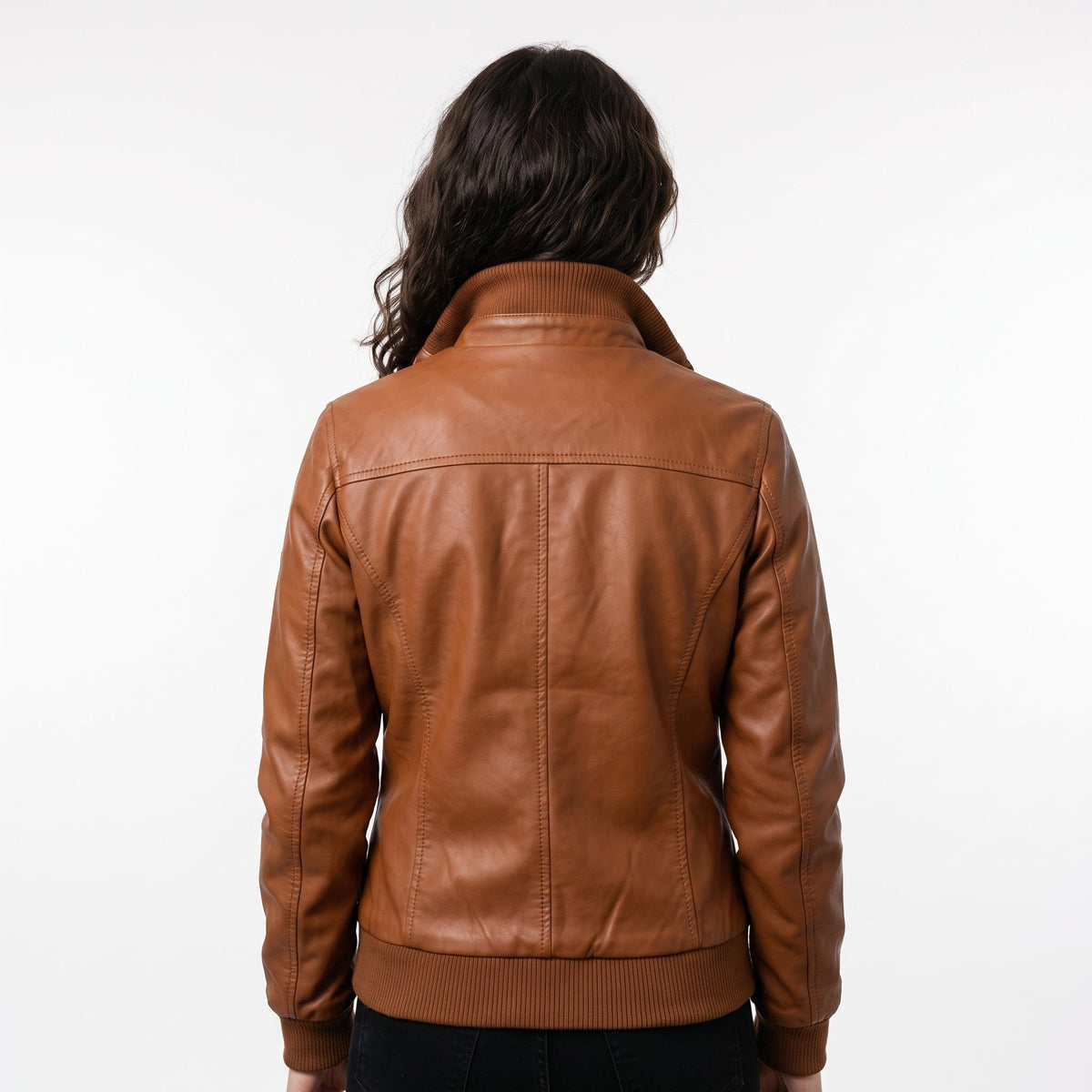 Strap Pocket Leather Jacket – Tan Brown - Timber AND Hide