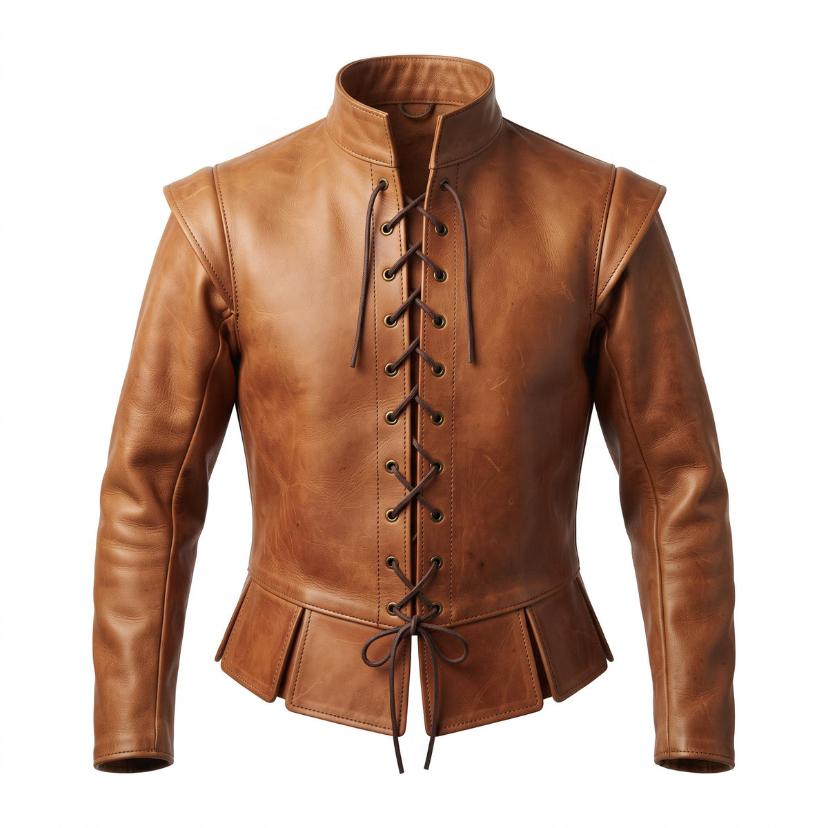Women's Genuine Leather Doublet | Lace-Up Renaissance Corset Jacket, Fantasy LARP Armor - Timber AND Hide